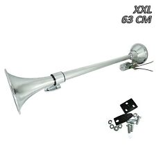 King Size Chrome Air Horn 24v 24 V 12v Pickup For Boat Truck Lorry Wagon Tractor