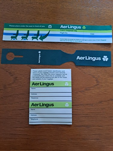 Aer lingus luggage labels - luggage, /