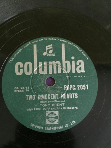 Tony brent two innocent - tony,