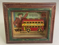 Vtg 1997 Vandor Toys in the Cupboard of Yesterday 10” “Motor Bus” Shadow Box