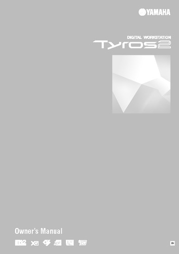 Yamaha tyros instruction - tyros,