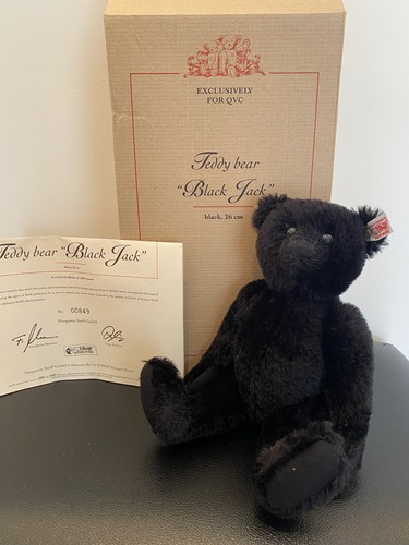 Steiff black jack - black, bear