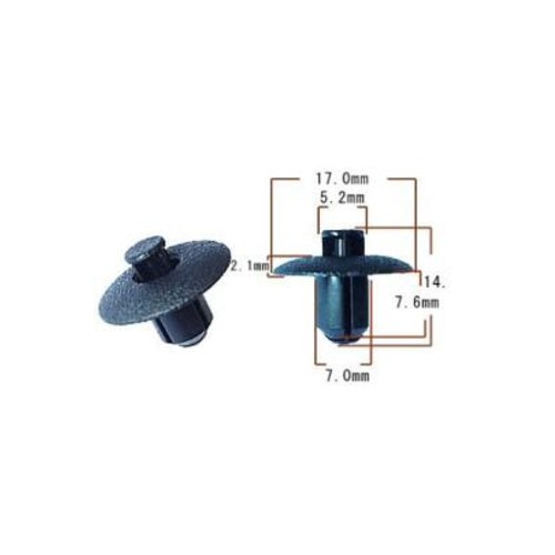 Plastic rivets 17 xvs - plastic, x
