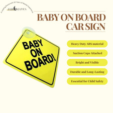 2 X Baby on Board Car Signs