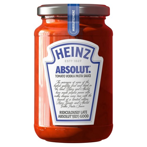 Heinz absolut vodka pasta - absolut,