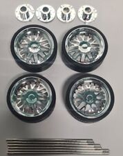 1/18 SCALE WHEELS & TYRES (4)