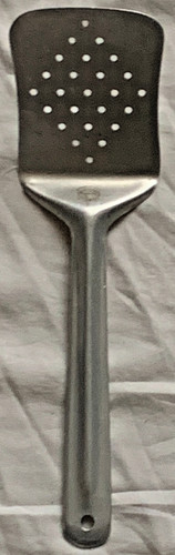 Vintage aluminium spatula - aluminium,
