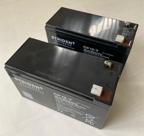 Strident 7ah 12v - 12v, batteries