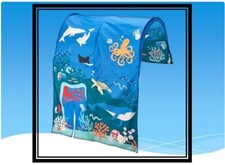 Brand New IKEA KURA Bed tent, ocean animals pattern