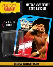 WWF Hulk Hogan Card Back Custom Kit 4.5” Vintage Hasbro Wrestling Figures