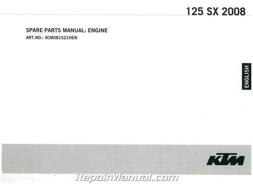 2008 ktm 125 engine - 2008, sx