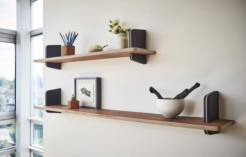 Grovemade wall shelf walnut - wall,
