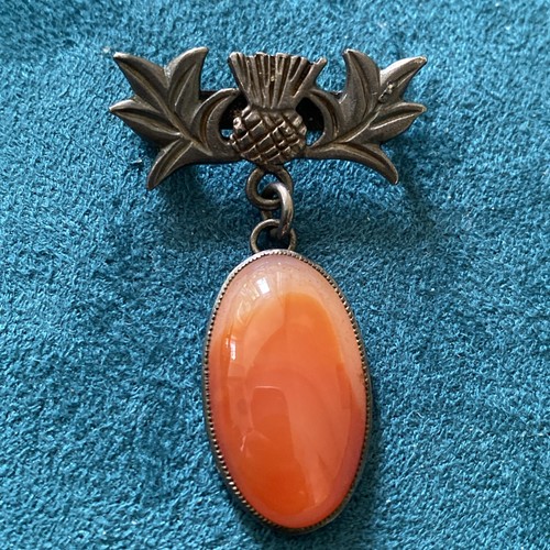 Scottish thistle brooch