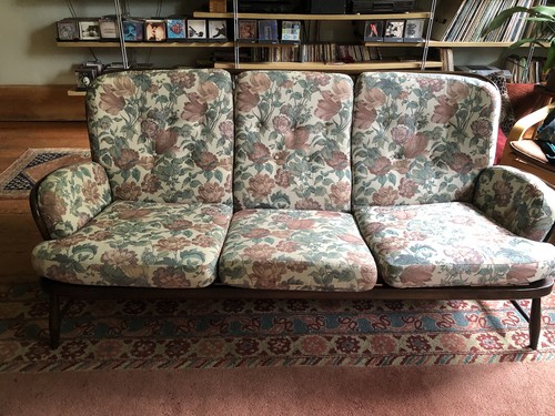 Recently reupholstered ercol - recently,