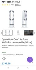 Dyson AM09 White Hot and Cool