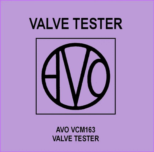The avo vcm163 - avo, tube