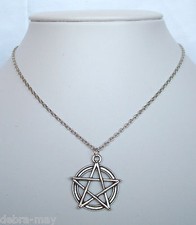 Pentagram Star Pendant 18"