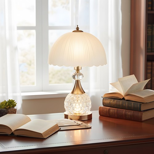 Luxury crystal table - luxury, lamp