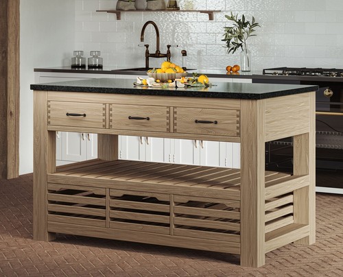 Baumhaus oak kitchen island - baumhaus,
