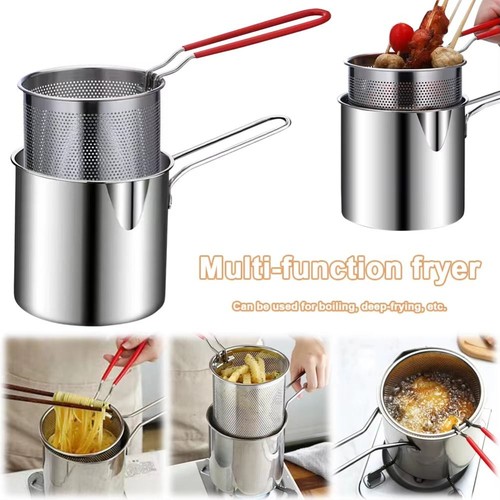 Stainless steel deep fryer - stainless,