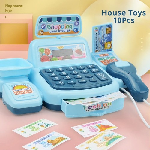 New cash register toy - cash, |