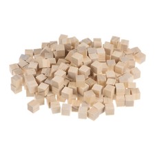 Wood Blocks for Crafts, 100pcs