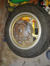 Virago 750 Gold Rear Wheel And