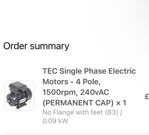Tec single phase electric - single, ac