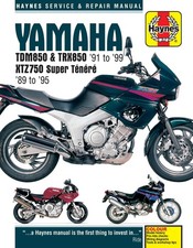Yamaha TDM850, TRX850 & XTZ750 (1989-1999) Haynes Repair Manual