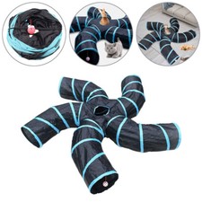 S-Type Cat Tunnel 5 Way Collapsible Tunnels Interactive Maze House