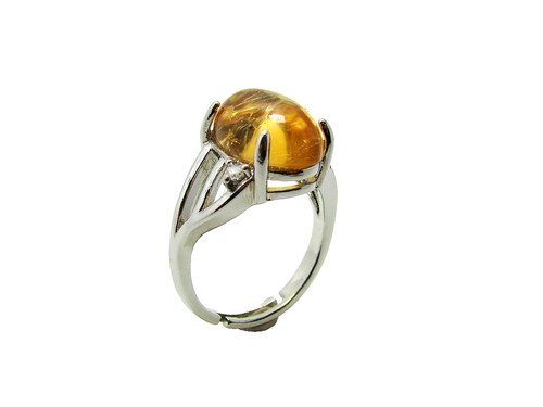 4ct 10x14mm golden yellow - 6.4ct,
