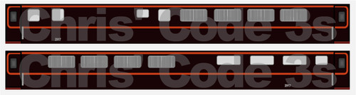 Adhesive vinyl coach decal - adhesive, oo