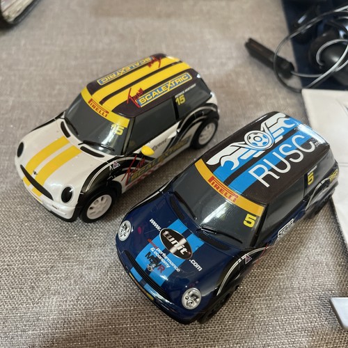 Scalextric mini coopers job - scalextric,