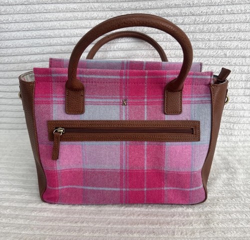 Joules pink checked tweed - pink,