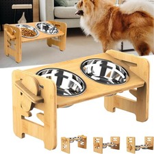 Elevated Dog Bowls Adjustable Raised Dog Bowls Dog Feeding Station for Small Dog