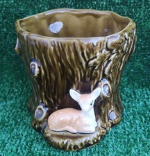 Vintage SylvaC 4287 Ceramic Fawn Planter