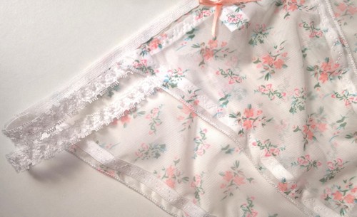 Sexy sheer white frilly - frilly, see