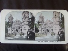 c. 1900 COLOUR 3d STEREOGRAPH/