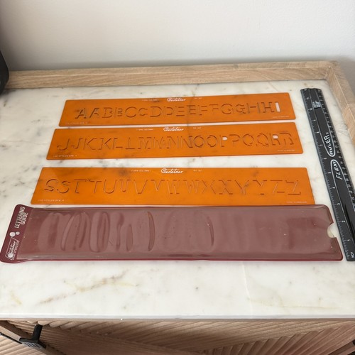 Vintage gestetner lettering - vintage,