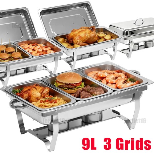 Stainless steel chafer - 9l,