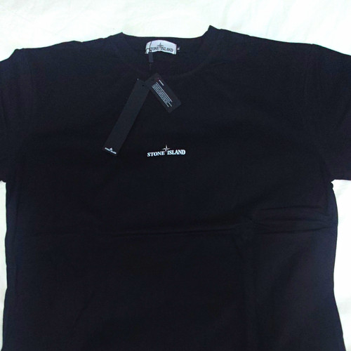 Stone island black graphic - stone,