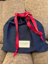 Aspinal Silver Leather Handbag