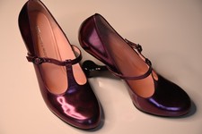 United Nude Eamz Mary Jane Heels Iride Purple Sculptural Heel - EU 40 US 9-9.5