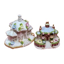 Coalport Keepers Cottage & Parasol House Fine Bone China England Unboxed CB31