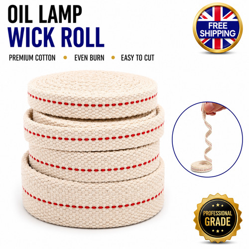 Flat oil lamp wick - flat,