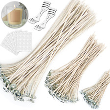 Candle Wicks Pre-waxed Soy Wax Candle Wicks for Candle Making Kit Candle Wax