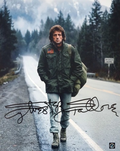 Sylvester stallone autographed - sylvester,