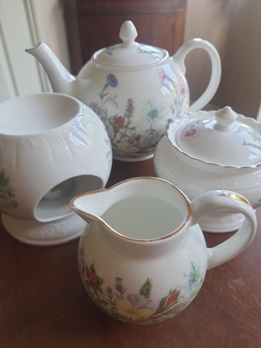 Aynsley wild tudor tea set - tea,