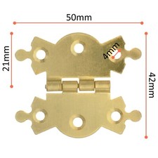 BRASS BUTTERFLY HINGES 1 Pair