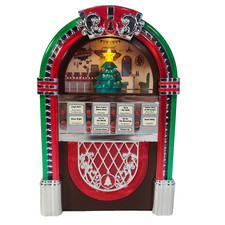 Mr Christmas Retro Music Jukebox 8 Classic Xmas Songs Holiday Decor Light Sound